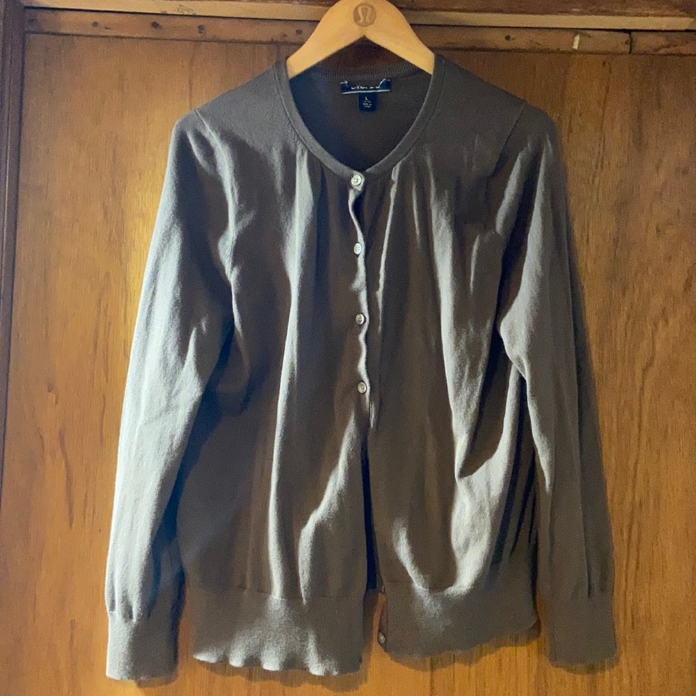 Lands End Light Brown Cardigan